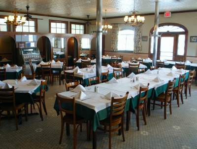 Crescent City dining room..
