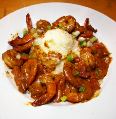 Drago's shrimp and grits.
