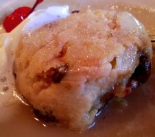 Bread pudding at Dixie Chicken & Ribs.
