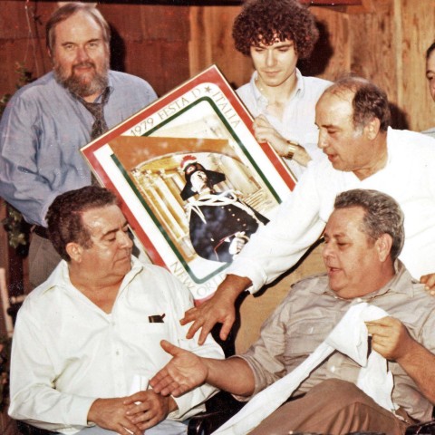 Clockwise from bottom left: Goffredo Fraccaro, Warren Leruth, Chris Kerageorgiou, Frank Levy, Phil Johnson.