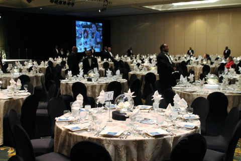 LHF banquet at the Hilton.