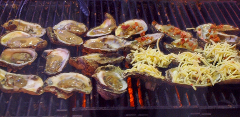 Oyster grill.
