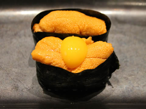 Uni (sea urchin) at Chiba..