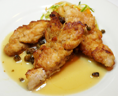 Veal sweetbreads at Clancy's.