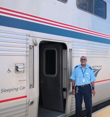 The sleeping car attendant for 30 years on the Sunset Limited. He took good care of me all the way to Los Angeles.