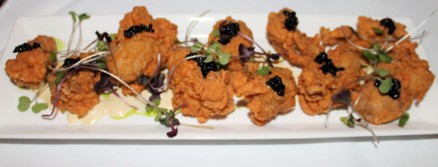 Fried oysters.