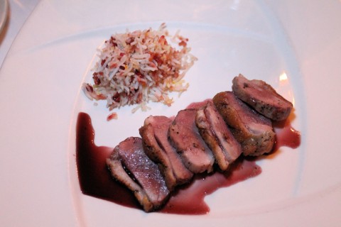 Duck with Chambord @ Flaming Torch.