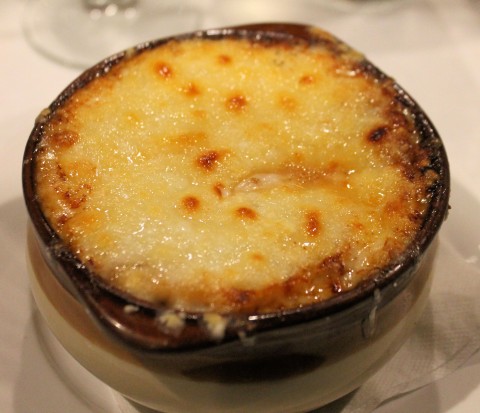 French onion soup at Cafe Lynn.
