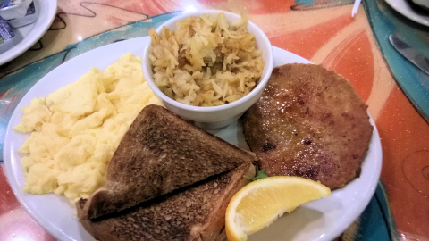 Big breakfast at Camellia Cafe.