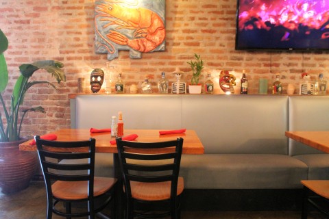 Dining room of El Gato Negro in the Warehouse District.