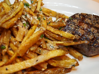 Steak and fries.