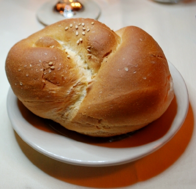 Italian bread from Angelo's, served at Ristorante Filippo.