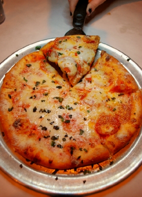 Pizza at Biagio's.
