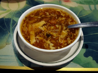 Hot and sour soup.