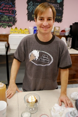 David Bergeron, owner of the Creole Creamery.
