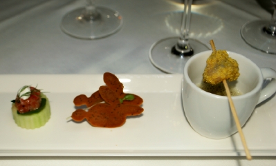 Amuse-gueules at Le Foret.