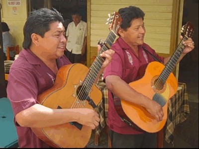Guitarists at Casa Denis.