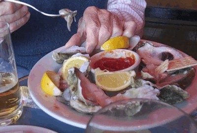 Oysters on the Spirit.