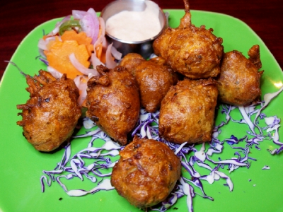 Conch fritters.
