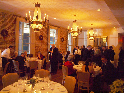Eat Club gala during cocktail hour at Le Foret.