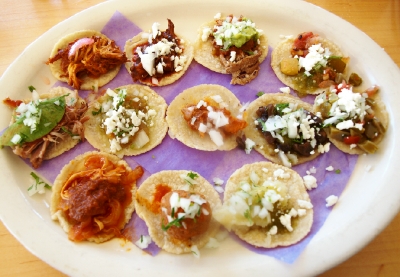 Miniature tacos.